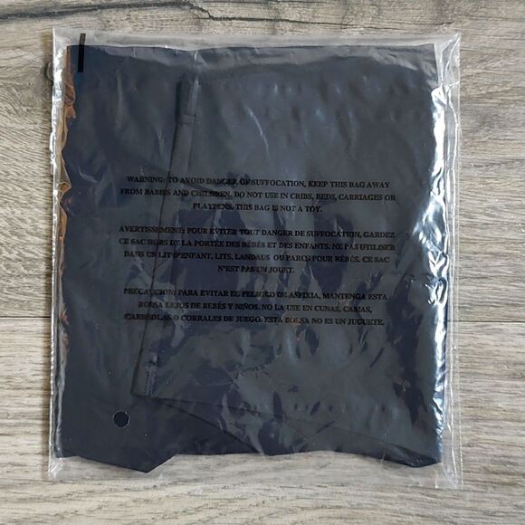 New With Tag Thyme Maternity Microfiber High-Rise Size Medium Black Brief Panty - Picture 4 of 4
